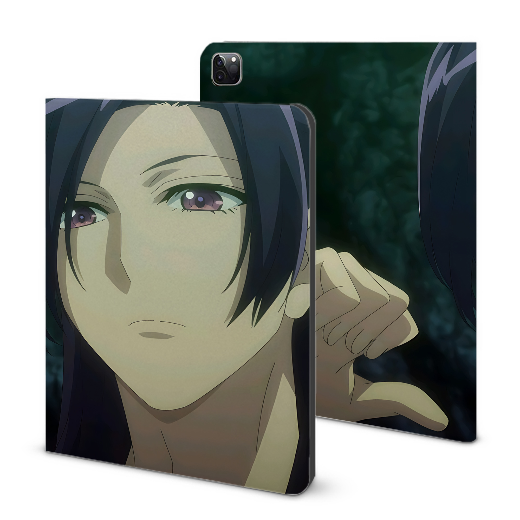 （画像用） 薬屋のひとりごと The Apothecary Diaries IPad ケース ブック型 PUレザー TPU 耐衝撃 軽量 薄型 ペン収納なし 全面保護 IPad 各モデル対応